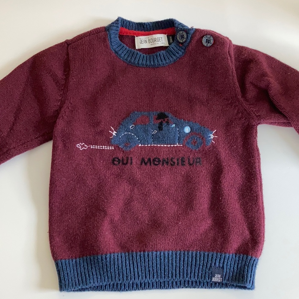 Jean Bourget sweater 18m